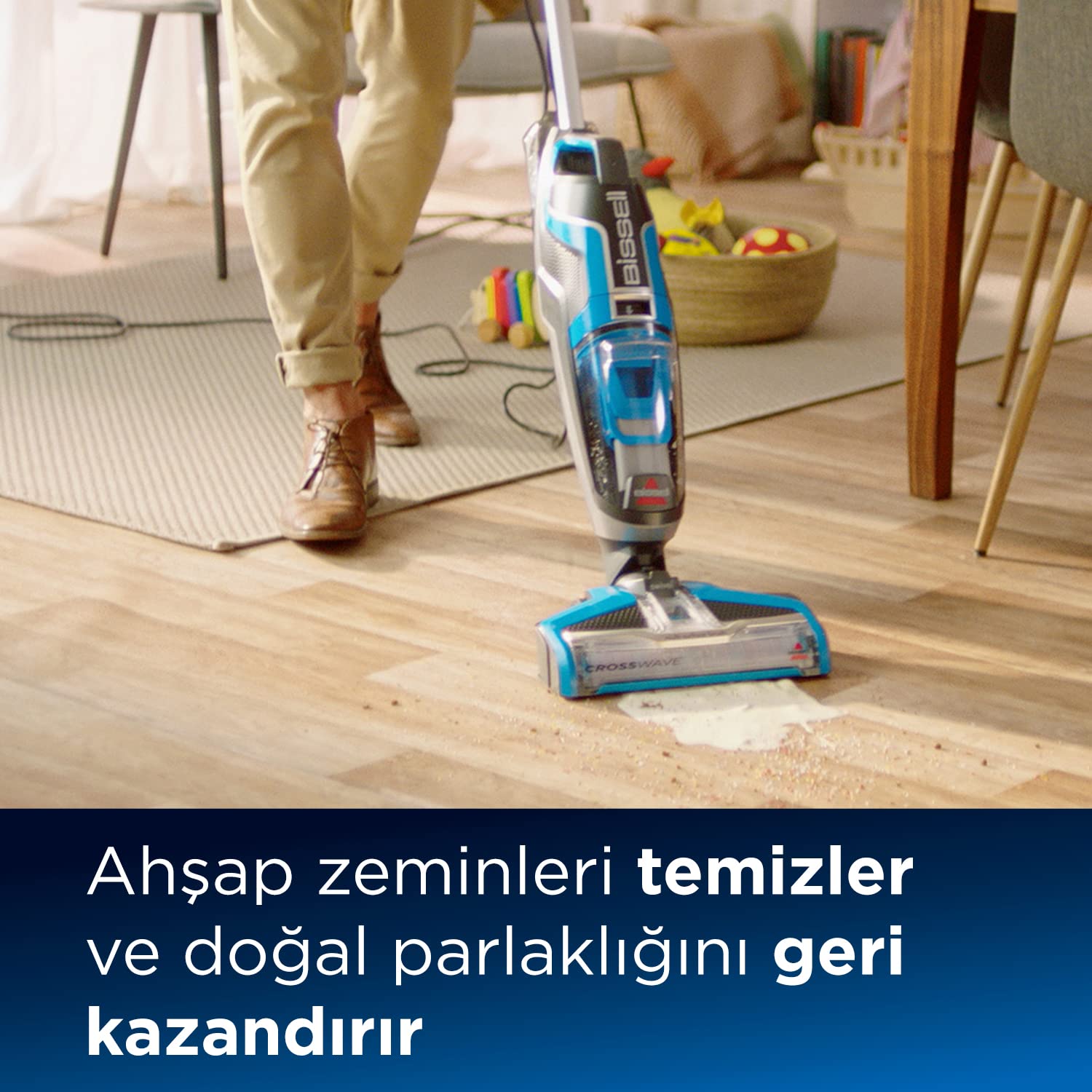 Bissell 1788L Wood Floor Reinigungsmittel für Spinwave/Crosswave/Crosswave Pet Pro und andere Hartboden-Reinigungsgeräte, auch für versiegelte