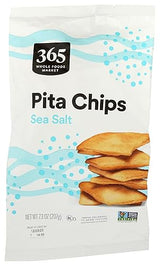 365 by Whole Foods Market Sea Salt Pita Chip, 7.3 OZ