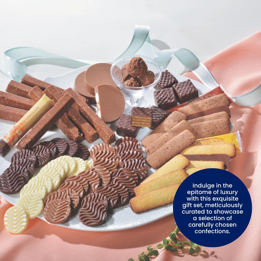 ROYCE Collection Can "Blue" - Assortment of Chocolates with Variety of Flavors and Textures | Luxury Chocolate Gift Set | Japanese Chocolate from