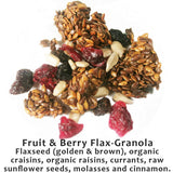 Flax Granola - Variety Pack: Fruit & Berry, Pumpkin Spice, Ginger Chia, and Apple Cinnamon - The Plan Friendly, Gluten Free - 12 oz, 4 pack