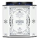 Harney & Sons Cookies & Cream Tea, 30ct count tin, Black tea with Vanilla and Chocolate Flavors