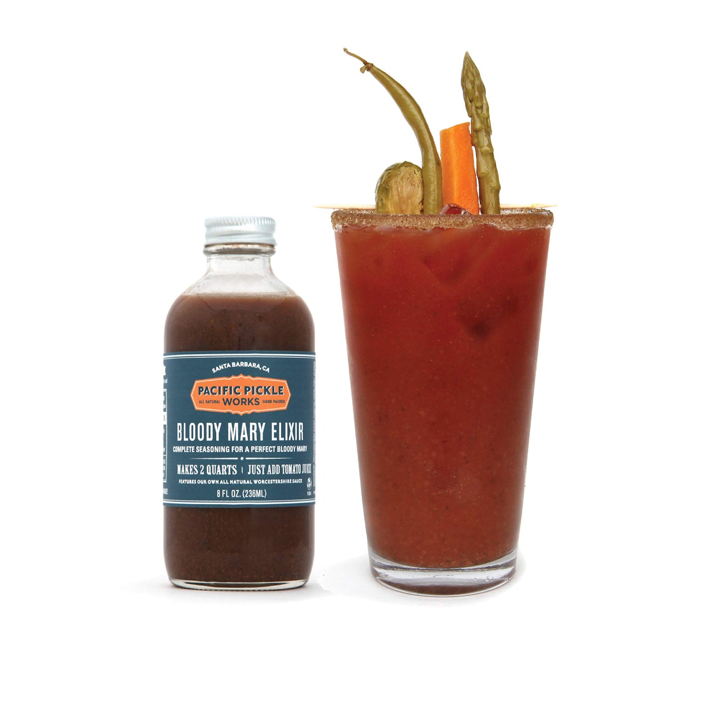 Mighty Bold Bloody Mary Starter Kit (3pc) - Bloody Mary mix with pickled green beans and pickled asparagus