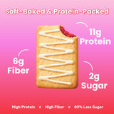Magic Spoon High Protein Pastries, Frosted Strawberry - 11g Protein, 6g Fiber, 5g Net Carbs, 3g Sugar - Gluten Free, Grain Free, Keto Friendly Protein