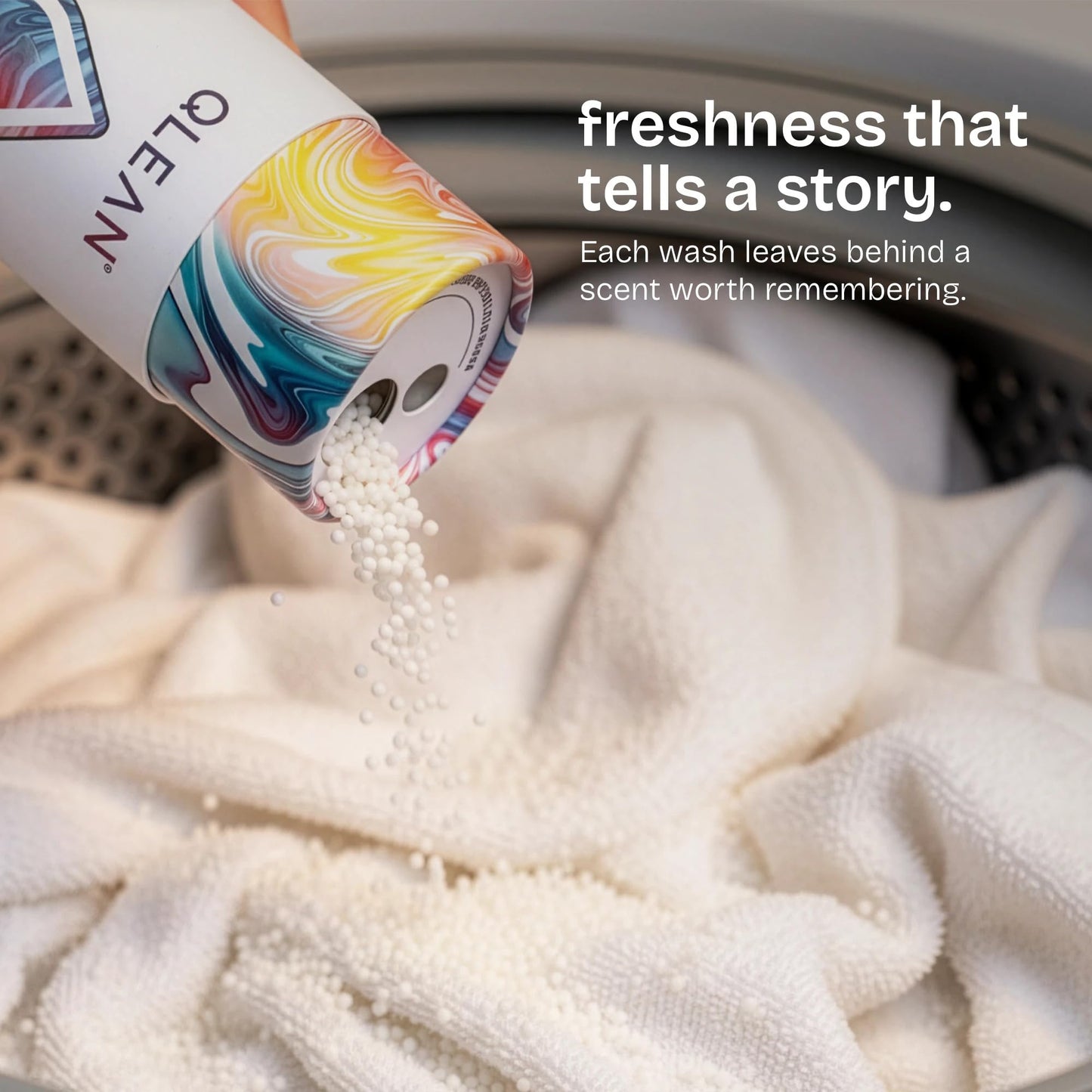 QLEAN Laundry Scent Booster Sweet Summer - Plant-Based In-Wash Fragrance Beads, Long-Lasting Clean Scent, Biodegradable Hypoallergenic Booster Beads