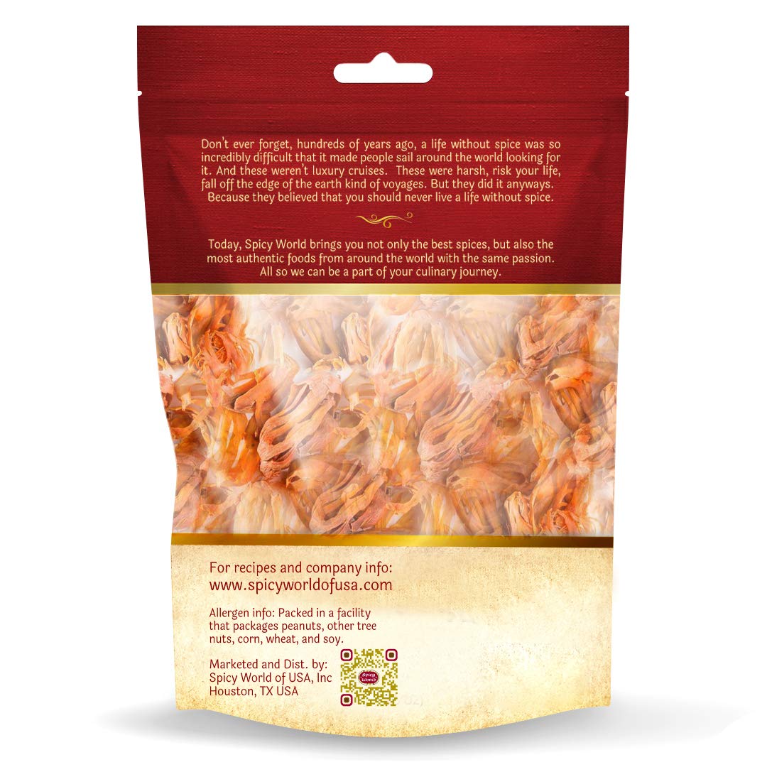 Spicy World Mace Whole 7 Ounce Bag - Indian Jalventri, Javathri, Nutmeg's Rind