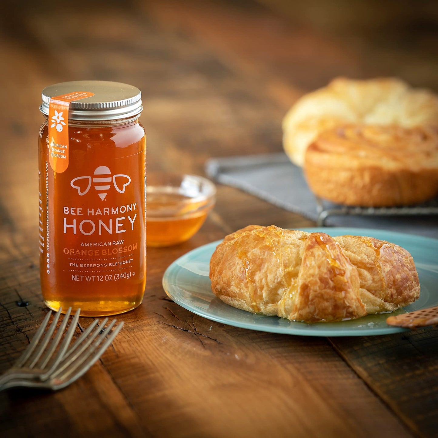 Bee Harmony Honey 3 Pack Variety Pack, 36 Ounce (Clover, Wildflower and Orange Blossom)