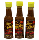 La Perrona Hot Sauce Variety | Chiltepin, Roasted, Green and Negra | 5 Ounce Bottles | Handmade | Salsa Picante 4 Flavor Variety | Pack of 3