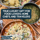 Global Foodie Favorites | Gourmet Seasoning and Rub Collection | Non GMO | All Natural | Small Batch | Artisan Spice Blends | Gourmet Gift | Made in