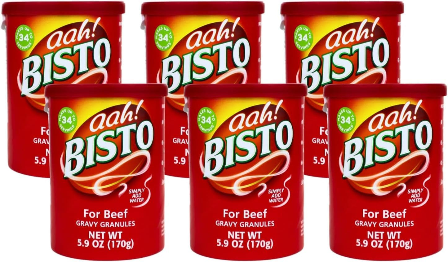 Bisto Gravy Granules, 5.9 Ounce - Rich and Savory Gravy Mix for Delicious Home-Cooked Meals, Perfect for Roasts, Mashed Potatoes, and Comfort Food