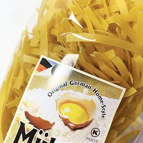 German Egg Noodle Broad Wheat Semolina TAGLIATELLE 1.1lb | 500g (Pack of 5)