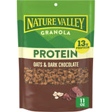 Nature Valley Protein Granola, Oats and Dark Chocolate Granola, Resealable Snack Pouch, 11 oz