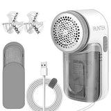 iRUNTEK Wired Fabric Lint Remover, Plug-in Lint Shaver and Brush 2 in 1,Sweater Defuzzer for Removing Fuzz, Lint Balls, Pills, Bobbles from Clothes