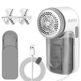 iRUNTEK Wired Fabric Lint Remover, Plug-in Lint Shaver and Brush 2 in 1,Sweater Defuzzer for Removing Fuzz, Lint Balls, Pills, Bobbles from Clothes