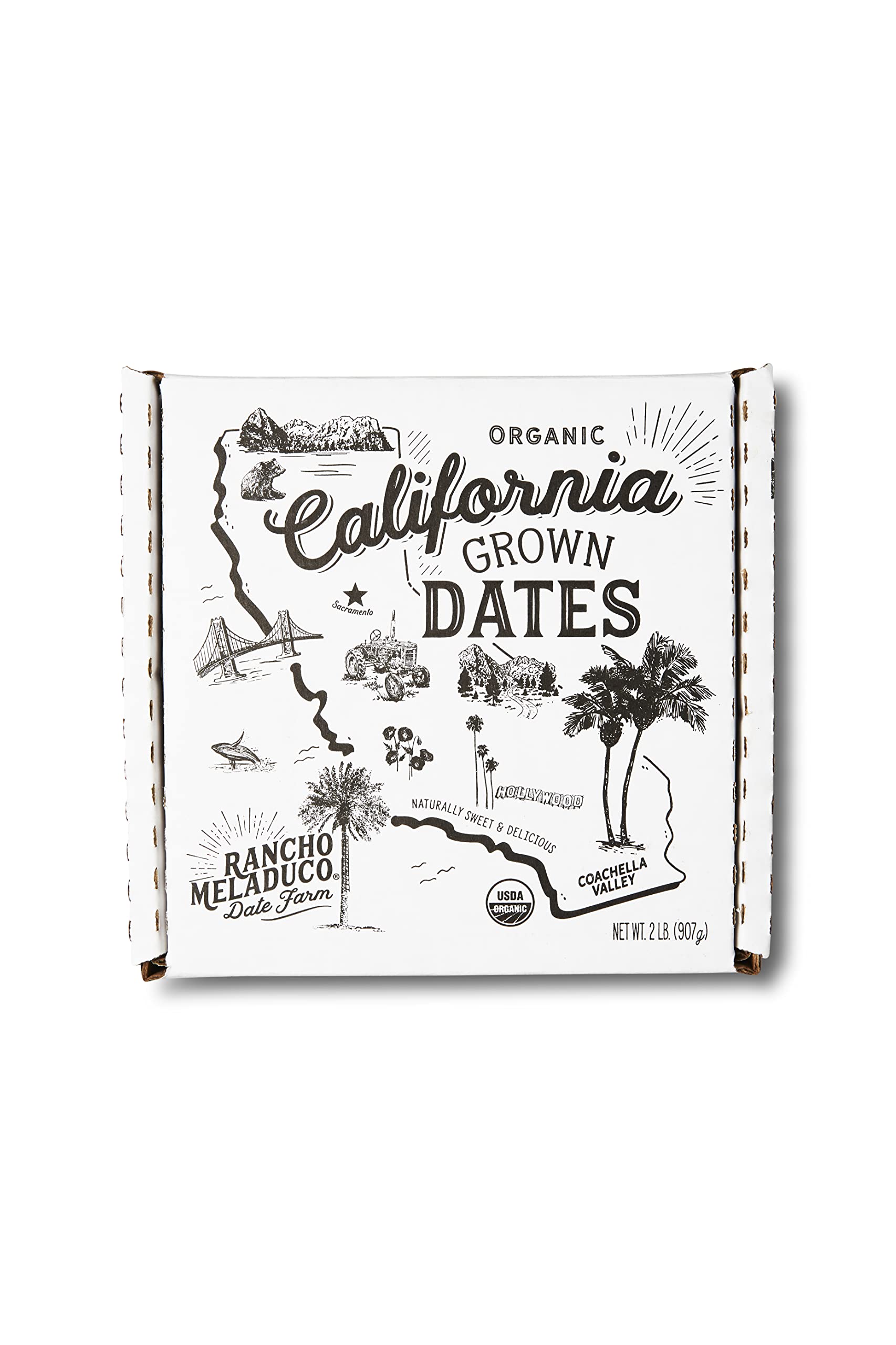 Rancho Meladuco Organic Medjool Dates: 2 lb. Loose