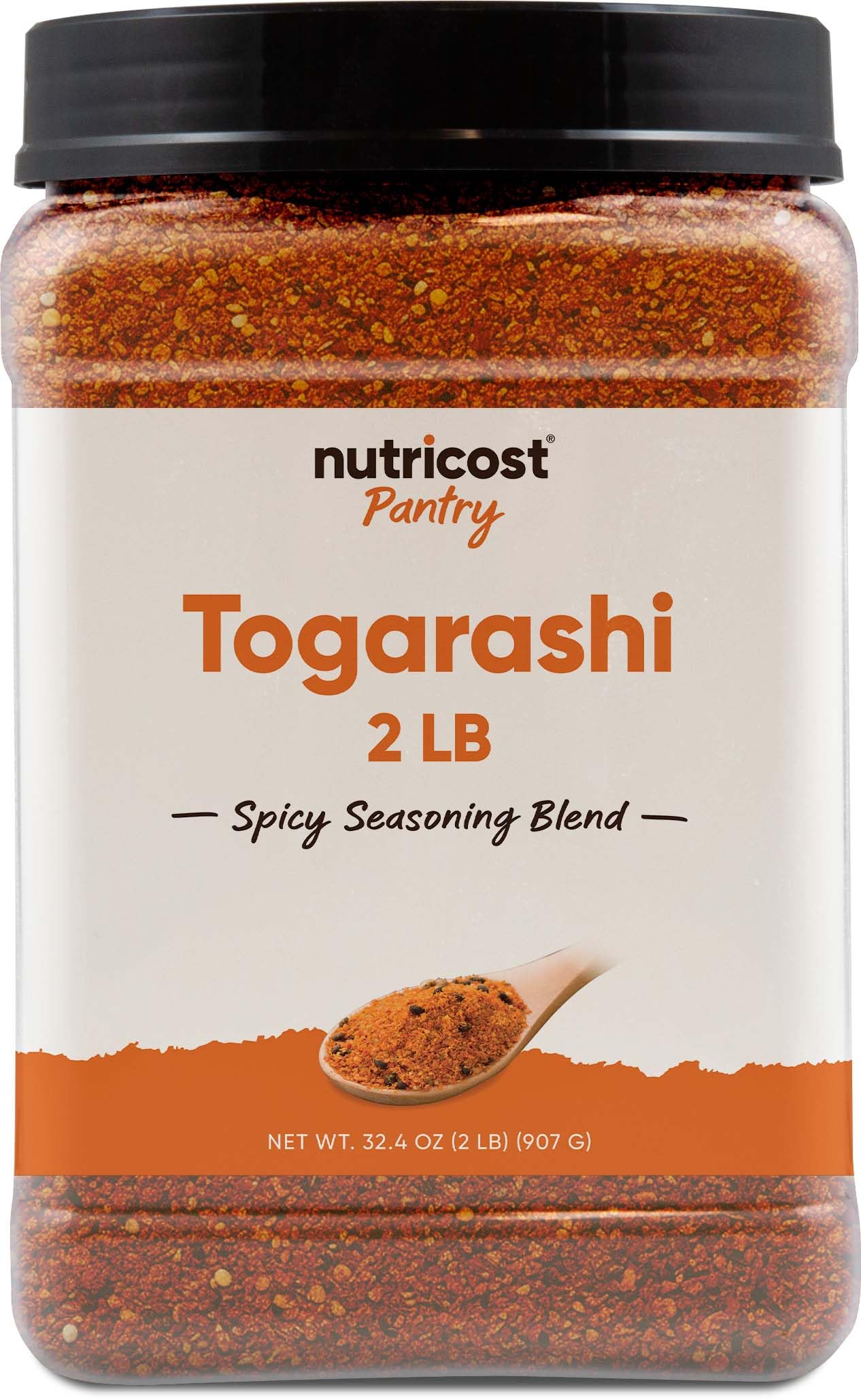 Nutricost Pantry Togarashi Seasoning Powder (2 LB) - Spicy Japanese 7 Spice Blend, Vegan-Friendly, GMO-Free, Gluten-Free