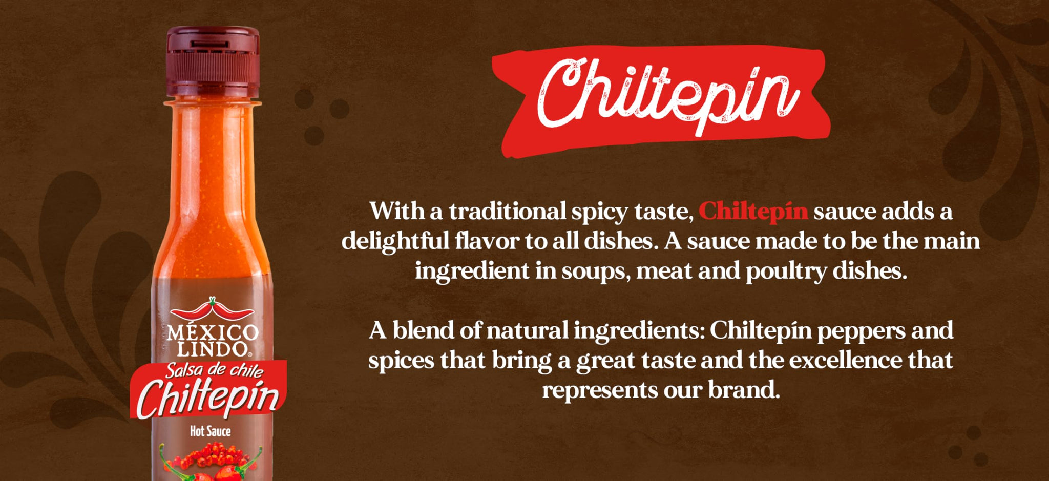 Mexico Lindo Chiltepin Hot Sauce | 14,200 Scoville Level | Traditional Spicy Flavor | 5 Fl Oz Bottles (Pack of 12)