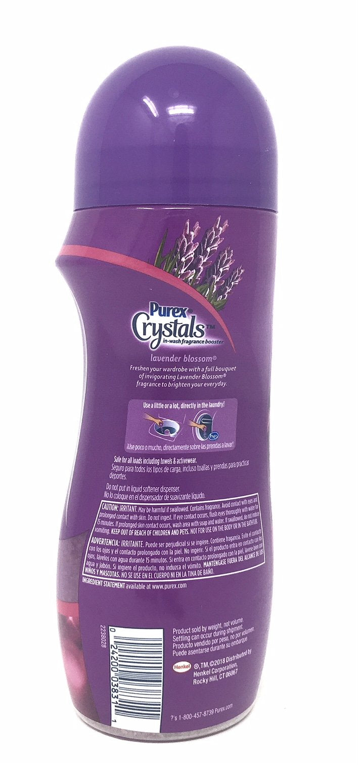 Purex Crystals In-Wash Fragrance Booster, Lavender Blossom, 15.5 Oz