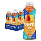 Berri Fit Hydration - Organic Mango Flavor Natural Sports Drink - Plant-Based Electrolyte Beverage - Low Calorie, Paleo Coconut Water Solution, 16oz
