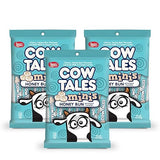 Goetze's Candy Honey Bun Cow Tales Minis - 4 Ounce Bags - 3 Pack - Fresh from the Factory