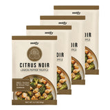 Zestify Citrus Noir - Lemon Pepper Truffle Seasoning Mix Packets | Gourmet Spice Blend for BBQ Dry Rub, Sheet Pan, Air Fryer (4-0.7 oz pouches)