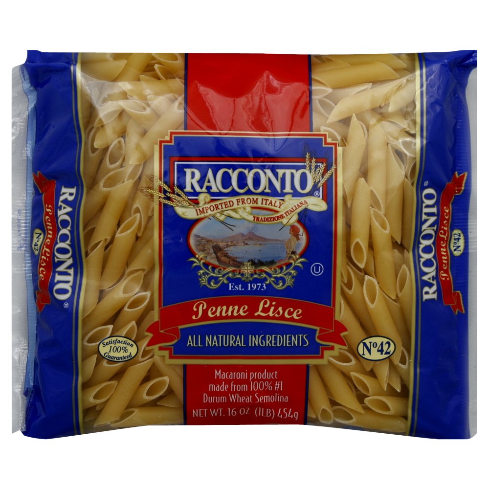 Racconto Penne Lisce No. 42, 16-Ounce (Pack of 20)