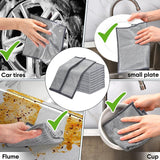 BlissVeritura Reusable Non Scratch Wire Dishcloth, 10pcs Steel Wire Cloths, Double-Layer Stainless Rag, Kitchen Cleaning Cloths, Suitable for Sinks