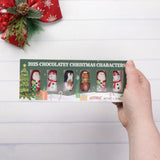 Mini Chocolatey 2025 Christmas Characters, Individually Foil Wrapped Pieces, Stocking Stuffer Candy, 1.38 Ounces (Pack of 3)