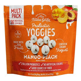Nature's Garden Probiotic Mango Peach Yoggies, 25.3oz (36 x 0.7oz) - Yogurt Covered Fruit Snack, High Fiber, Real Fruit Pieces, Fruit Snack Packs