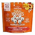 Nature's Garden Probiotic Mango Peach Yoggies, 25.3oz (36 x 0.7oz) - Yogurt Covered Fruit Snack, High Fiber, Real Fruit Pieces, Fruit Snack Packs