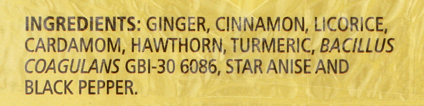 Celestial Seasonings Ginger & Probiotics Herbal Tea, 16 CT