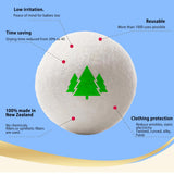 Wool Dryer Balls, 6 Pack Reusable Natural Fabric Softener Ball, Chemical-Free, No Lint, for Baby Clothes, Laundry Balls for Dryer, Anti Static