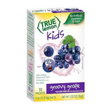 TRUE LEMON KIDS Groovy Grape (10 Packets) for Hydration - No Preservatives, No Artificial Flavors, No Artificial Sweeteners - Low Sugar Water