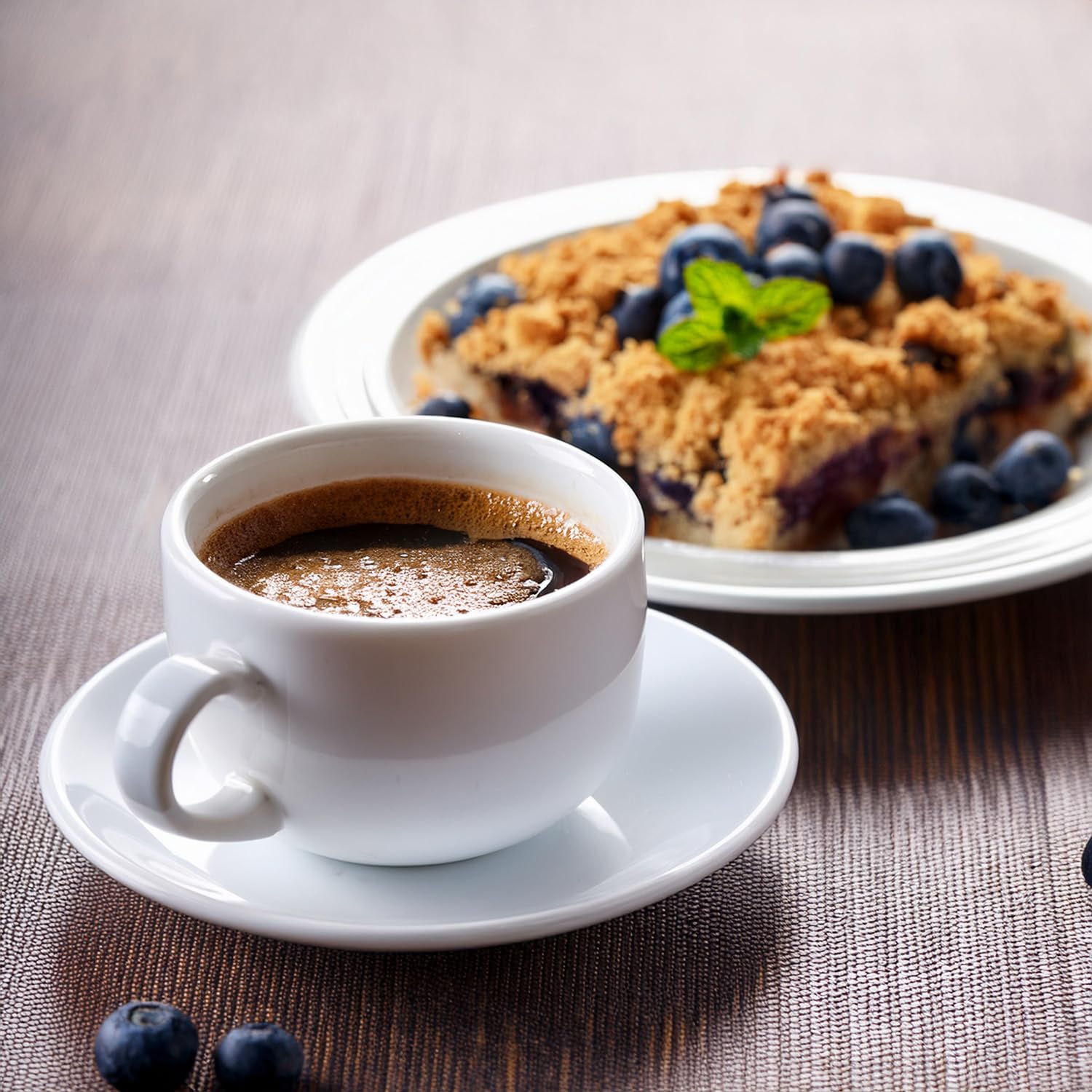 Fresh Roasted Coffee, Blueberry Crisp Flavored Drip Ground Coffee, Medium Roast, Kosher, 2 lb (32 oz)
