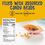 Gerrit's Original Satellite Wafers, Filled with Assorted Candy Beads, 100 Count Tub (4.41 oz)