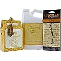 Elanze Designs Tyler Candle Glamorous Wash 32 Ounce, Scented Sachet, and Autoglam Air Freshener, 3 Piece Gift Bundle Set, Diva Fragrance