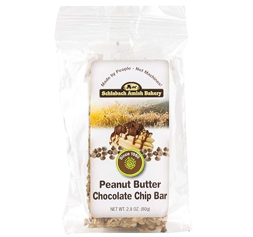 Schlabach Amish Bakery Soft & Chewy Grand-Ola Granola Bars, Case Pack of 12/2.8 oz. Bars (Peanut Butter Chocolate Chip)