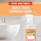 Rebel Green Neat and Tidy Tub & Tile Bathroom Cleaner Spray - Chamomile Orange Blossom Scent - Plant-Based Formula for Showers, Sinks, Tubs, Toilets