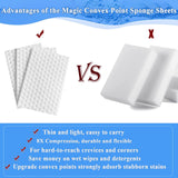 Magic Sponge Eraser Sheets, 52Pcs All-Purpose White Melamine Sponge Convex Point Disposable Magic Cleaning Wipes for Furniture Kitchenware