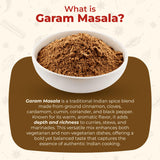 SWAD 12-Spice Garam Masala Powder (100g) 3.5oz - Authentic Indian Cooking Spices for Multiple Dishes - All Natural, Salt-Free | Vegan | No Colors |