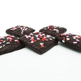 Philadelphia Candies Valentine's Day Hearts Gift, Dark Chocolate Covered Graham Crackers, 6 Ounce