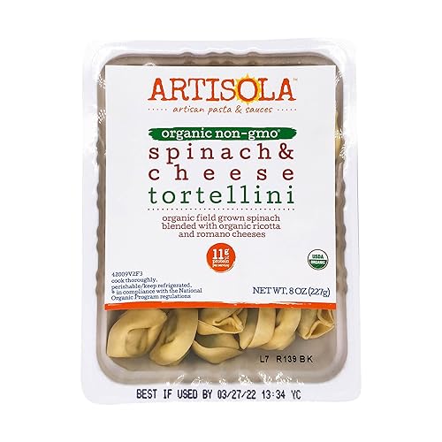 Artisola Organic Spinach and Cheese Tortellini, 8 OZ