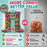 Pinata Candy Variety Pack - 2 Lb Assorted Mix, Pinata Stuffers for Kids