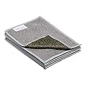Microfiber Dish Cloths | Scrubs & Cleans: Dishes, Sinks, Counters, Stove Tops | Easy Rinsing | Machine Washable | 6 Pack (Size 4 x 6 inches)