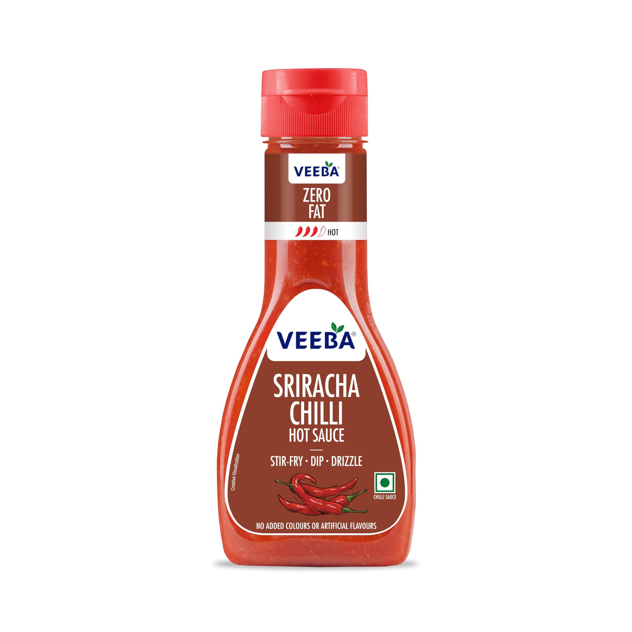 Veeba Sriracha Sauce, Chilli Garlic Sauce - 320 grams (11.28 oz) - India - Vegetarian