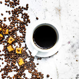 BARNIE'S COFFEE TEA CO., Single Serve Pods and Smooth Flavor Gluten and Fat Free Medium Roast Compatible with Keurig Brewers, Creamy Buttery Caramel