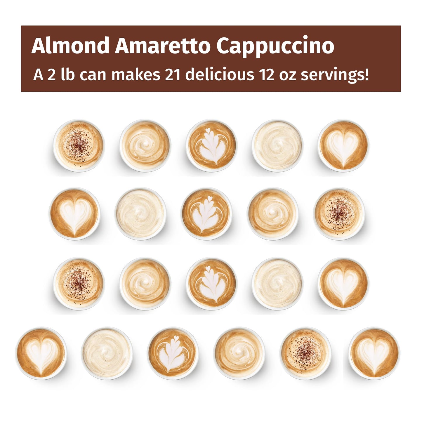 Victorian Inn Instant Cappuccino, Almond Amaretto, 2 Pound (Pack of 1)
