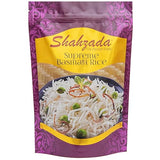 Shahzada Supreme Basmati Rice (02 Lbs.) - Extra Long Grain, Slender and Non-Sticky Grain for Ultimate Dining Experience, Non-GMO, Vegan, Gluten Free, Soy Free, No Cholesterol, Resealable Zip-Lock Bag - Extra Long Grain Basmati Rice 02 Pound Packing
