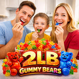 Gummy Bears Candy | Bulk 2 LB Value Pack | Assorted Fruity Gummy Bears | Soft, Chewy & Fresh Candy | Perfect for Parties, Movie Nights, Events, Candy