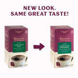 Teeccino Chocolate Peppermint Herbal Tea - Enjoy Hot or Iced Tea with Cooling Peppermint, Cocoa & Chicory, Prebiotic, Caffeine Free, Acid Free, 25 Tea