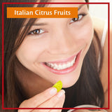 Sperlari Spicchi Su Citrus Orange & Lemon Wedges Hard Candy Bag, Individually Wrapped Italian Sweets, 500 gr / 17.6 Ounce Bag (1-Pack)